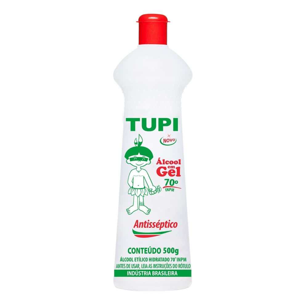 Alcool Em Gel 70% 500g Tupi