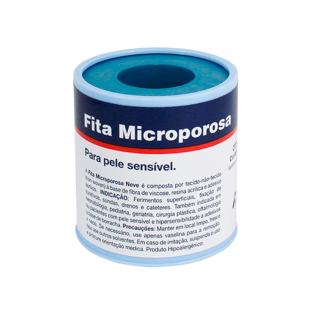 Fita Micropore Cirúrgica Hipoalergênica Branca Neve (50mmx4,5m)