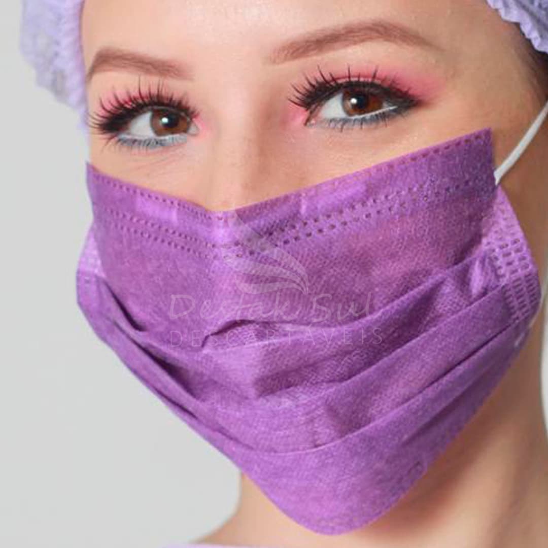 MASCARA ROXA DESTAK TRIPLA ELAST PCT C/50 UN - Portal do Médico
