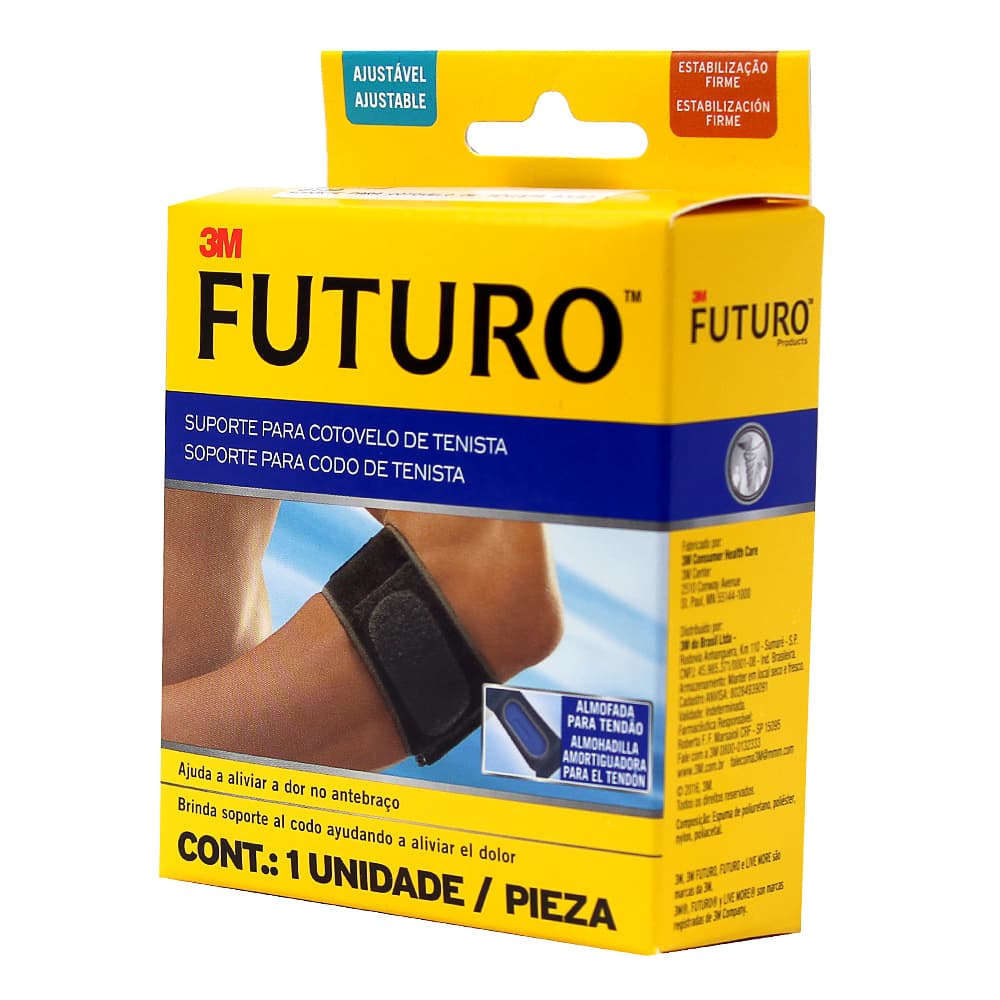 Suporte Para Cotovelo De Tenista Ajustável Futuro 3m - Portal do Médico