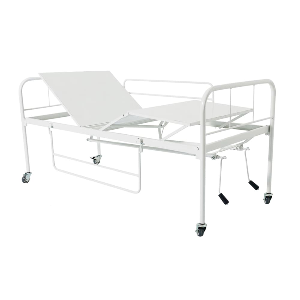 Cama Hospitalar C/ Chapa C/ Rodízio 2 Mov 2 Manivelas Fowler - Portal do Médico