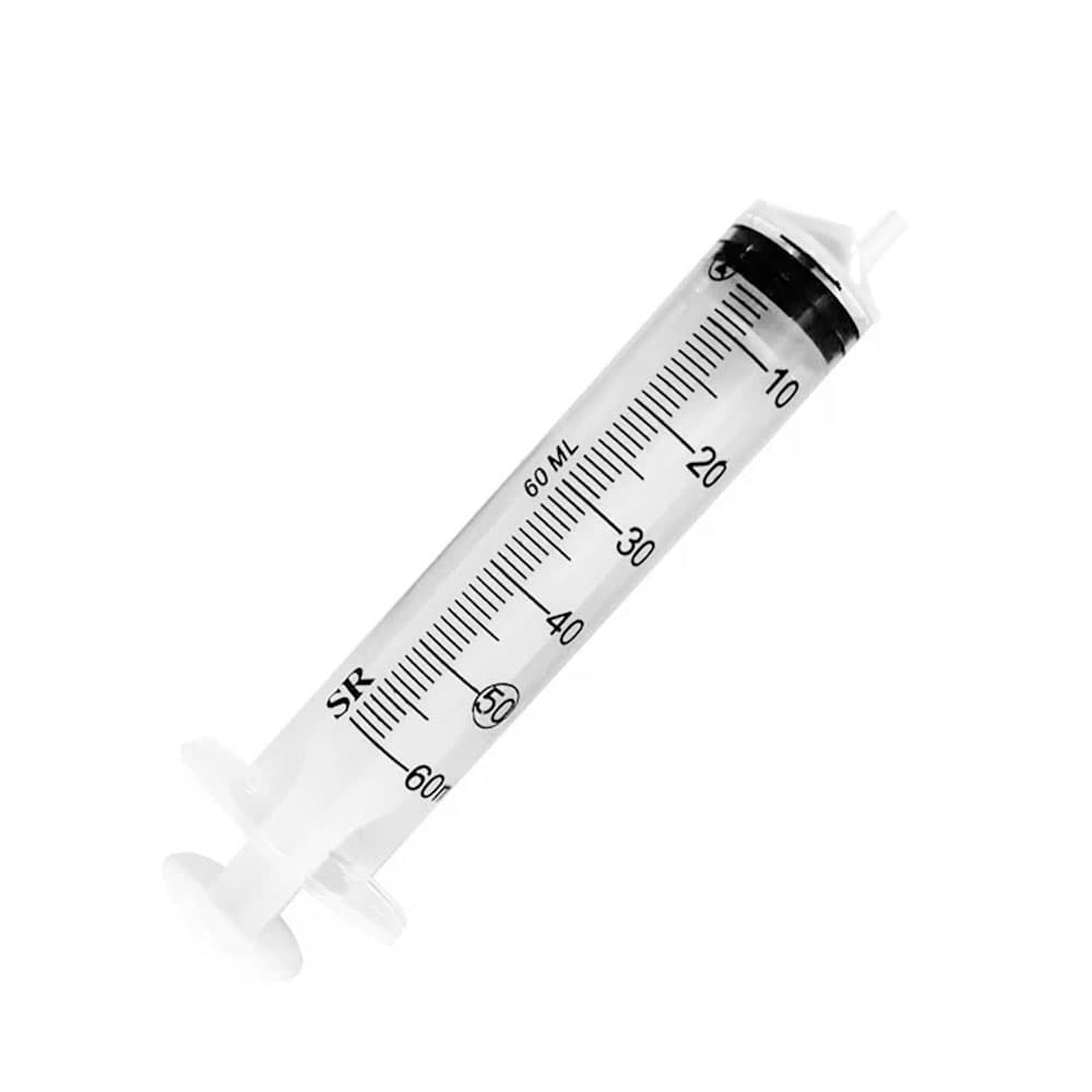 Seringa Hipodérmica Luer Slip Sem Agulha Est Descartável Sr (60ml-Bico-Lateral) - Portal do Médico