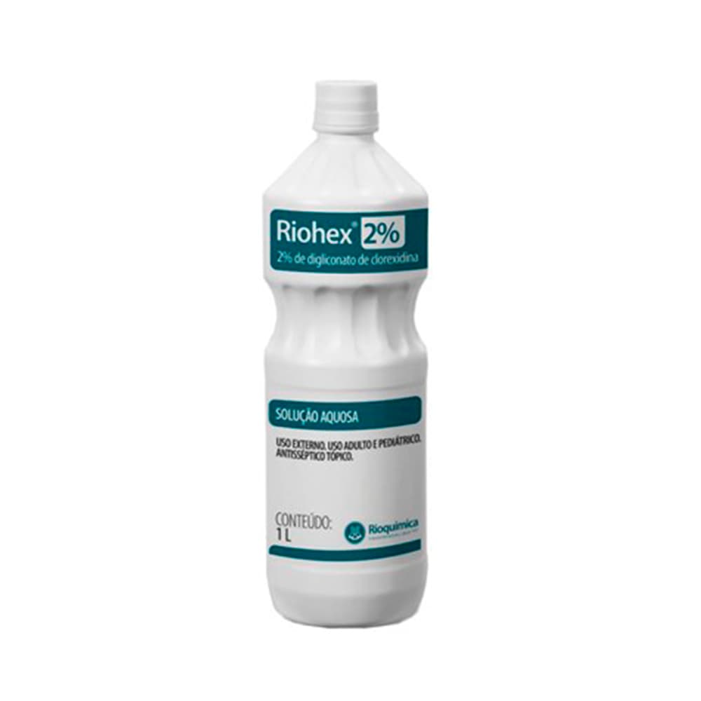 Clorexidina Solução Aquosa 2% Riohex Rioquímica (1000ml)