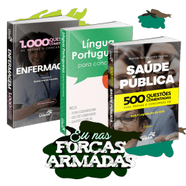 Enfermagem: Combo Preparatório para Forças Armadas (Marinha, Exército e Aeronáutica)