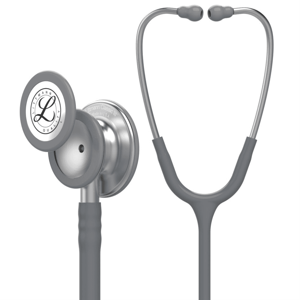 Estetoscópio Littmann Classic III - 5621 Cinza Grey Tradicional - 3M