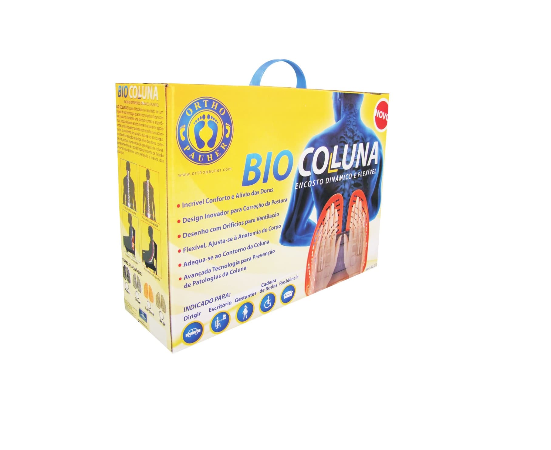 Bio Coluna Encosto Ortopedico Ortho Pauher