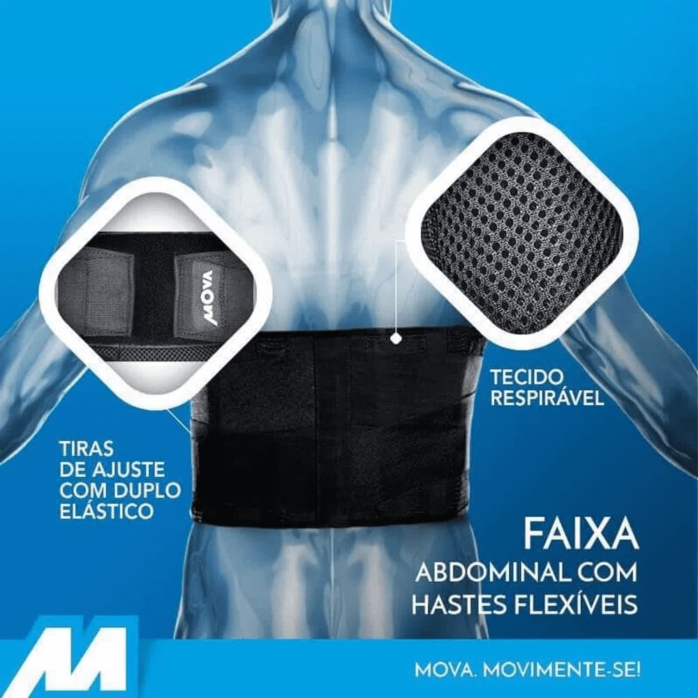 Faixa Abdominal com Hastes Flexíveis - Portal do Médico