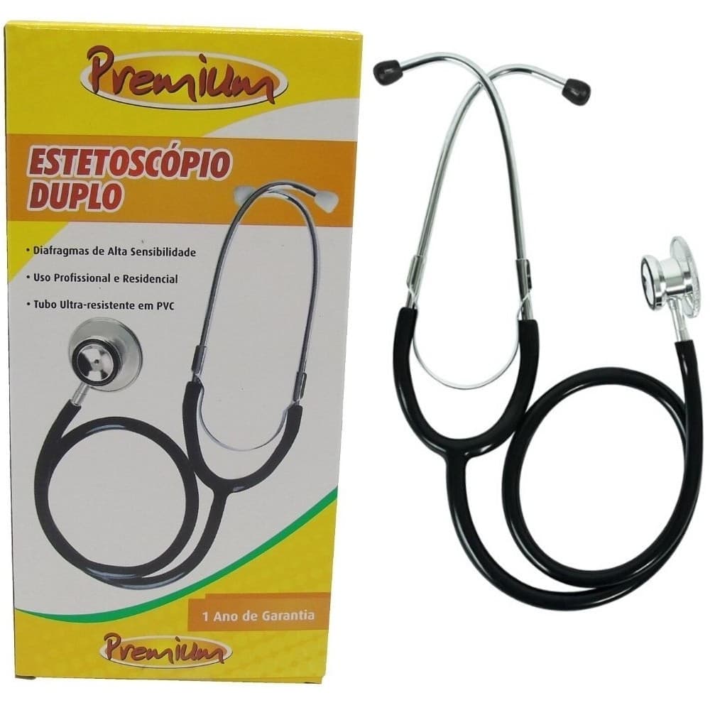 Estetoscópio Duplo Adulto/Infantil Premium - Portal do Médico