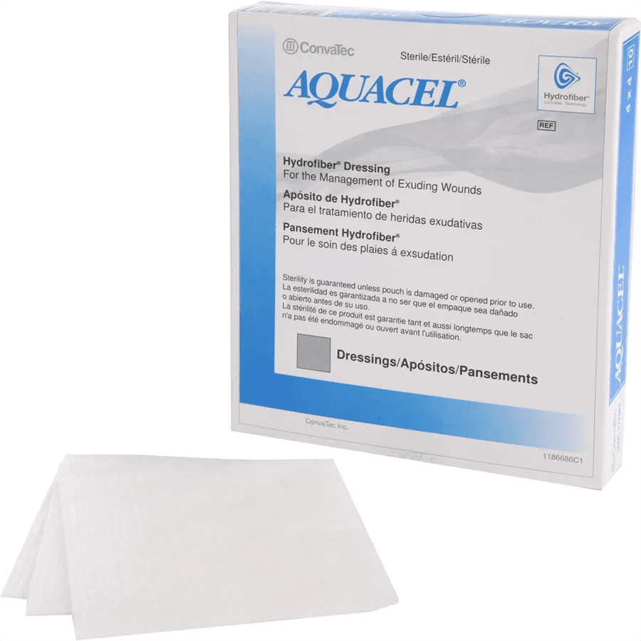 Curativo de Hidrofibra Estéril Aquacel (15cm x 15cm) | ConvaTec - Portal do Médico