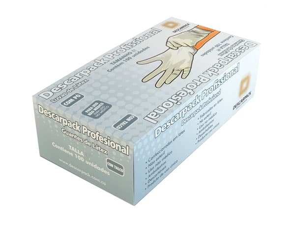 Luva Látex Profissional Com Pó C/100un Descarpack (Pp) - Portal do Médico
