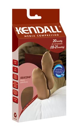 Meia Masculina Media Compressão 7/8 C/Ponteira Kendall (G(Bege)) - Portal do Médico