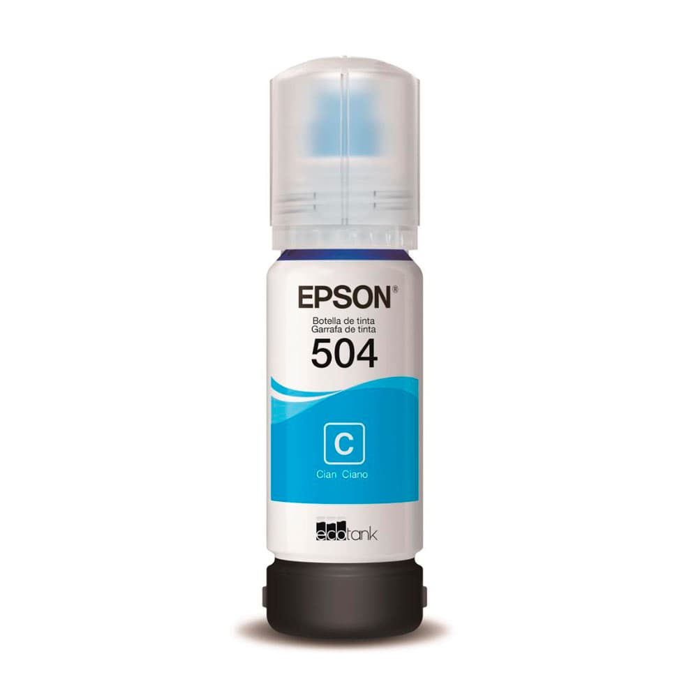 Refil De Tinta Ecotank 504 70ml Ciano Epson