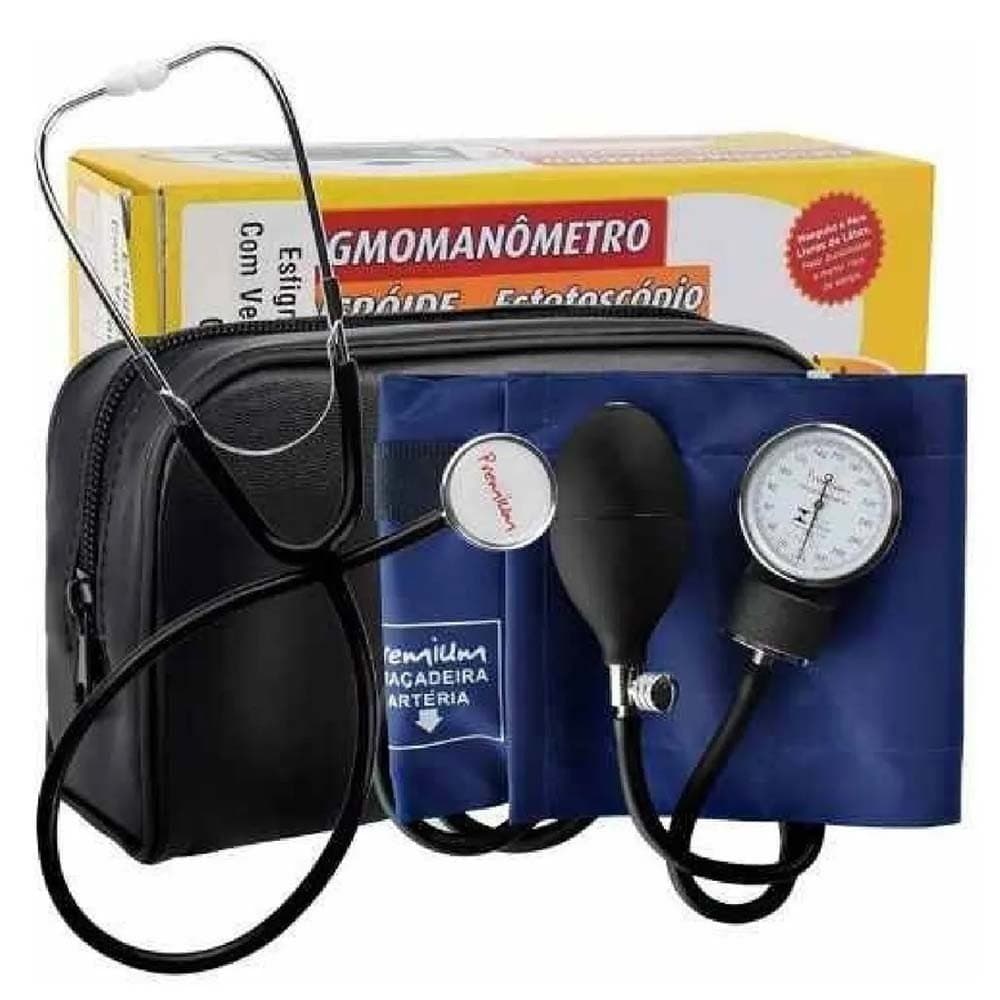 Kit Estetoscópio com aparelho de pressão - Portal do Médico