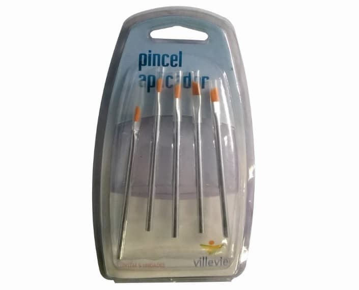 Pincel Aplicador C/ 5 Un Villevie - Portal do Médico