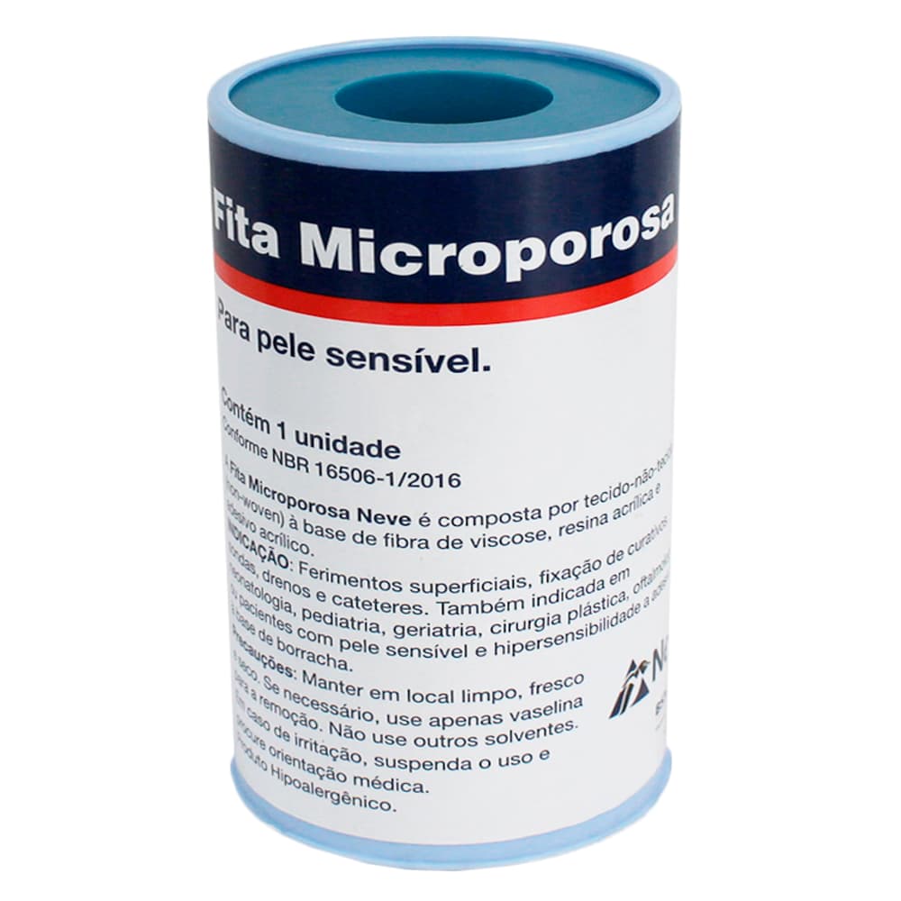 Fita Micropore Cirúrgica Hipoalergênica Branca Neve (100mmx10m)