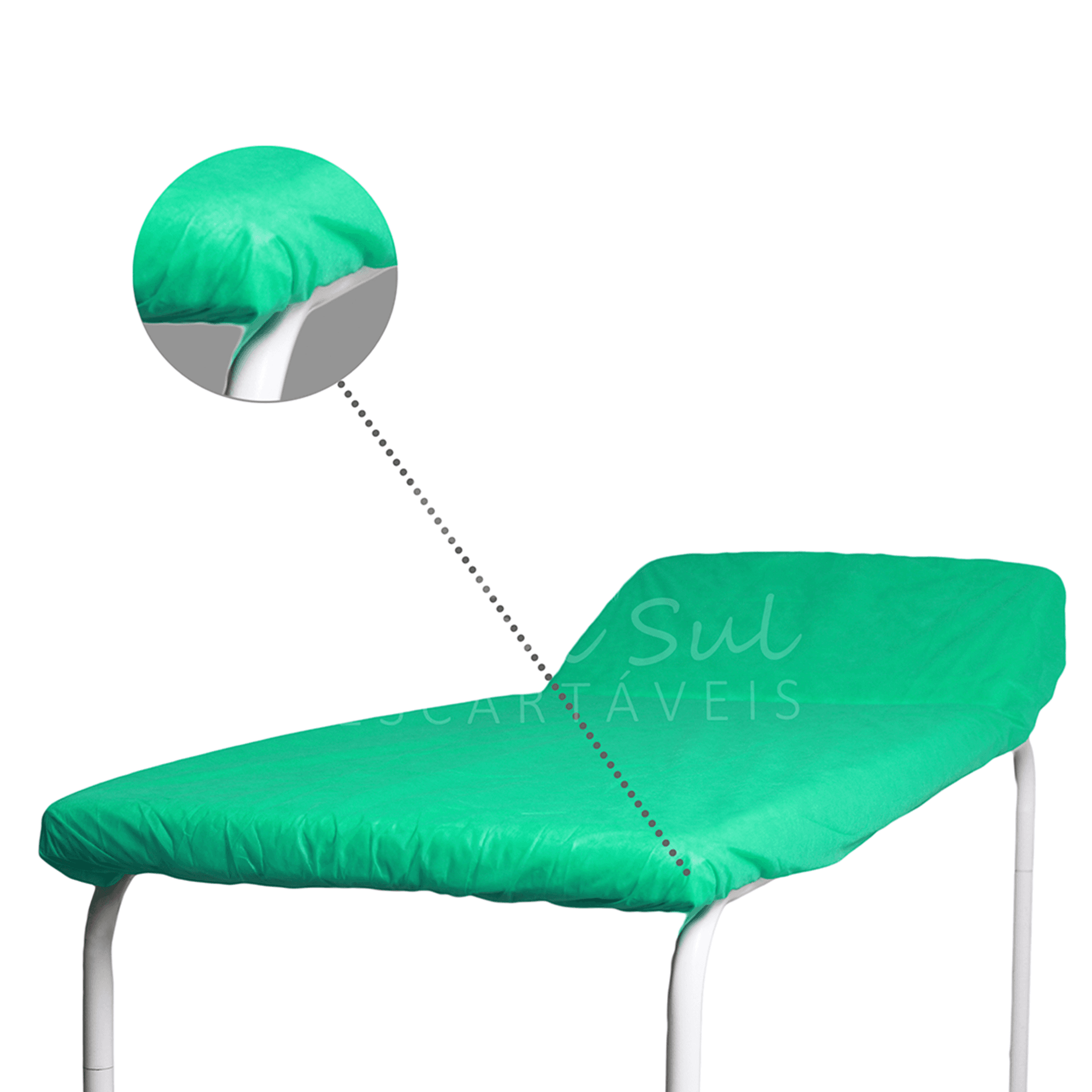 LENC VERDE 210X90 C/ ELAST 40G C/5 DESTAK SUL - Portal do Médico