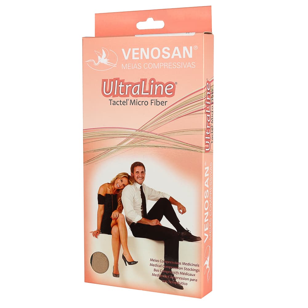 Meia Compressiva Ultraline Panturilha 20-30 Curta Pé Aberto (M) - Portal do Médico