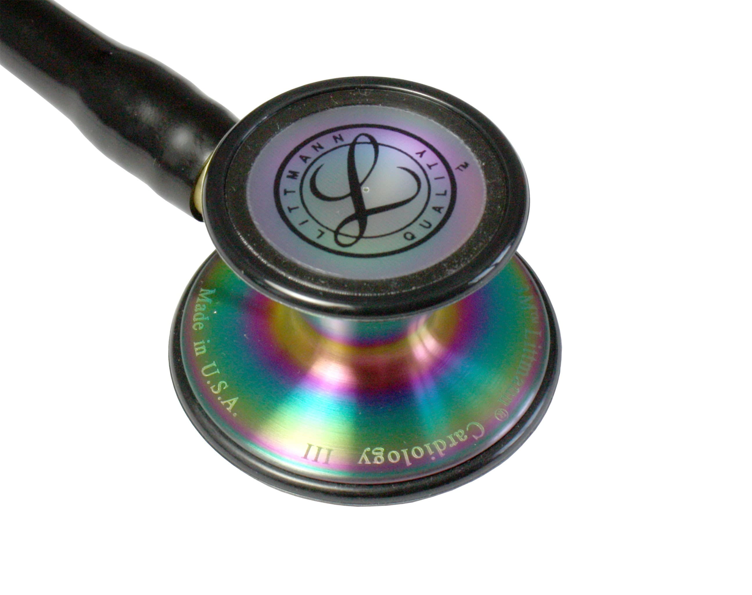 Estetoscópio Littmann Cardiology lll (Black Edition Rainbow) - Portal do Médico