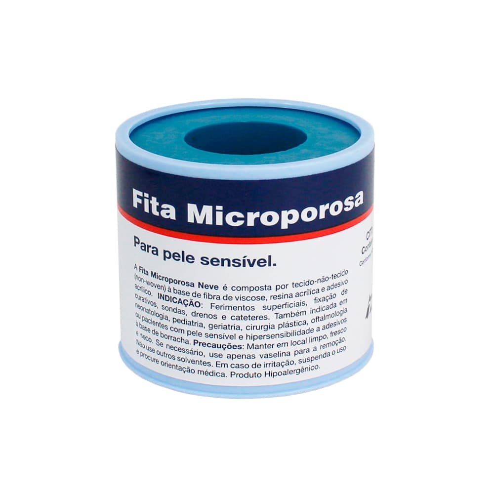 Fita Micropore Cirúrgica Hipoalergênica Branca Neve (25mmx4,5m)