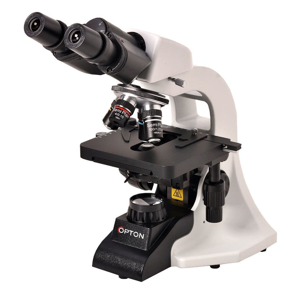 Microscópio Biológico Binocular 40x 1000x, Objt Semi Planacrom. e Ilum. 3W LED. - Portal do Médico