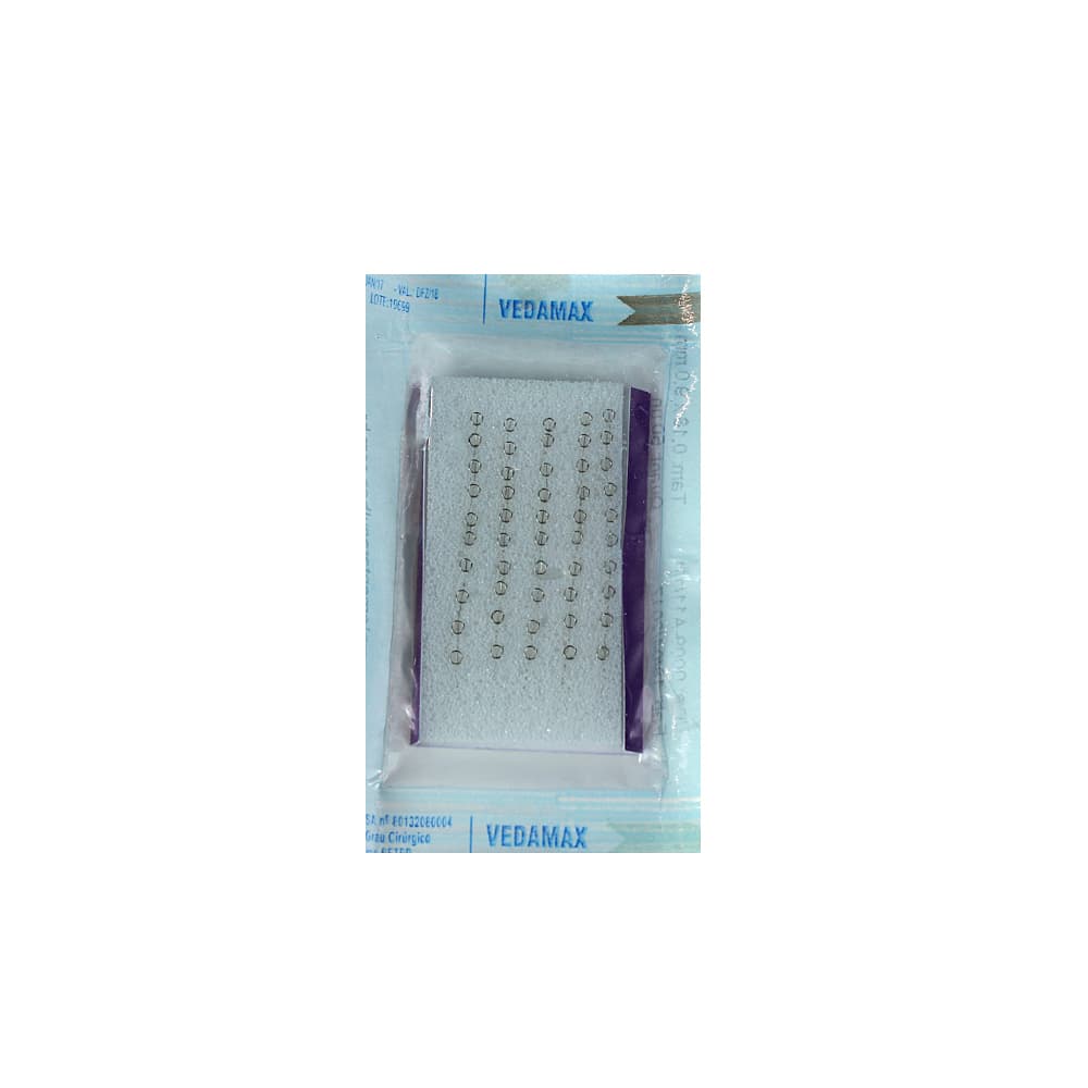 Agulha Auricular Acupuntura Akabane 50un Complementar (0,18x90mm)