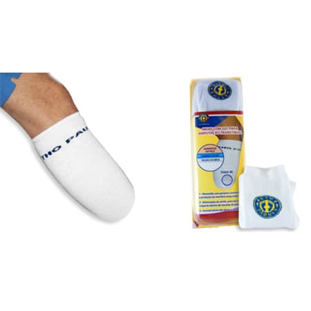 Meia Silicone Gel Revestida Com Duplo Gel Amputação Transfemural Branco M Sg702 - Orthopauher - Portal do Médico