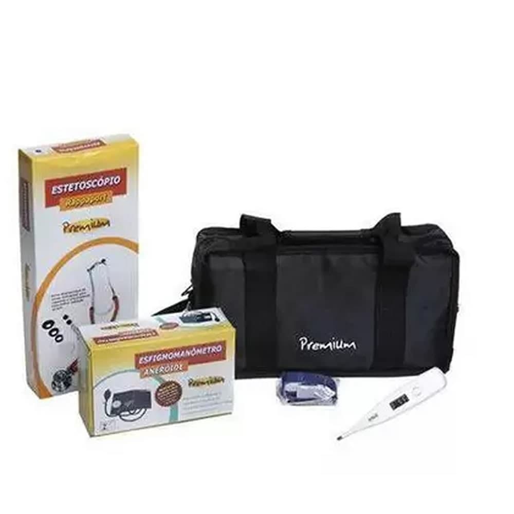 Kit de Acadêmico com Esteto. Preto - Portal do Médico