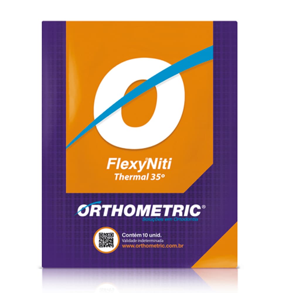 Arco Flexy Niti Thermal 35° Retangular C/10 Un Inferior (0.016x0.022)