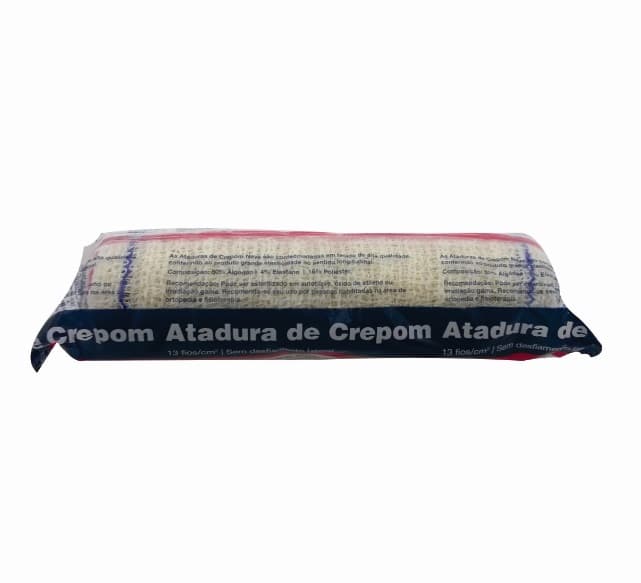 Atadura Crepe Ortopédica 13f 12 Unidades Neve (15cmx1,8m)