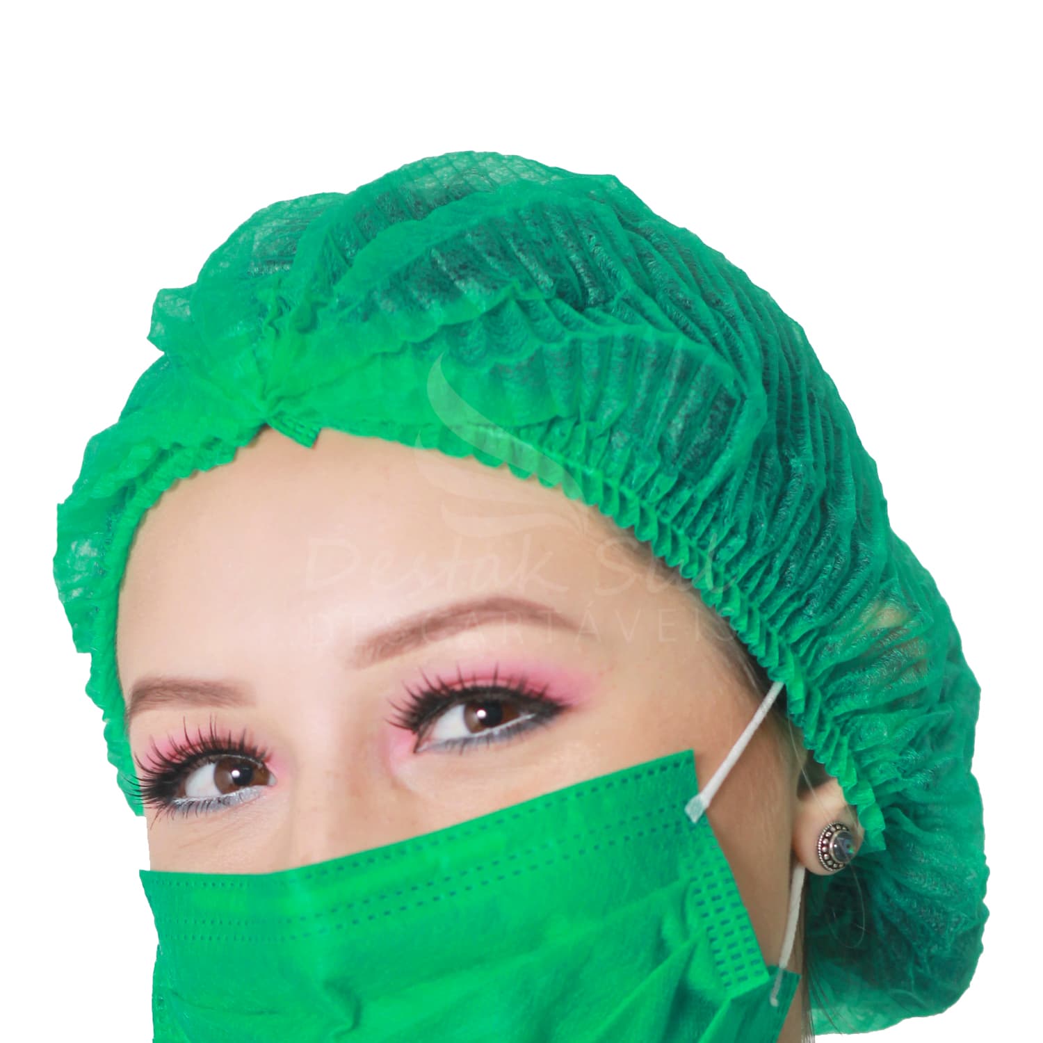 TOUCA DESC VERDE C/100 UN DESTAK SUL - Portal do Médico