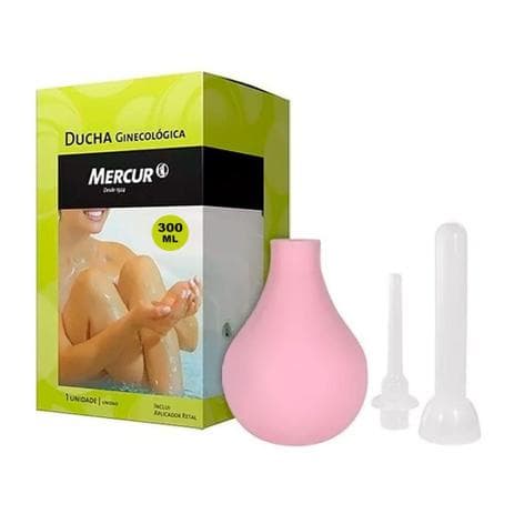 Ducha Ginecológica Mercur Nº 12 Rosa 300ml