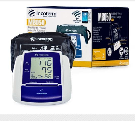 MEDIDOR DE PRESSÃO DIGITAL DE BRAÇO MB-050 INCOTERM - Portal do Médico