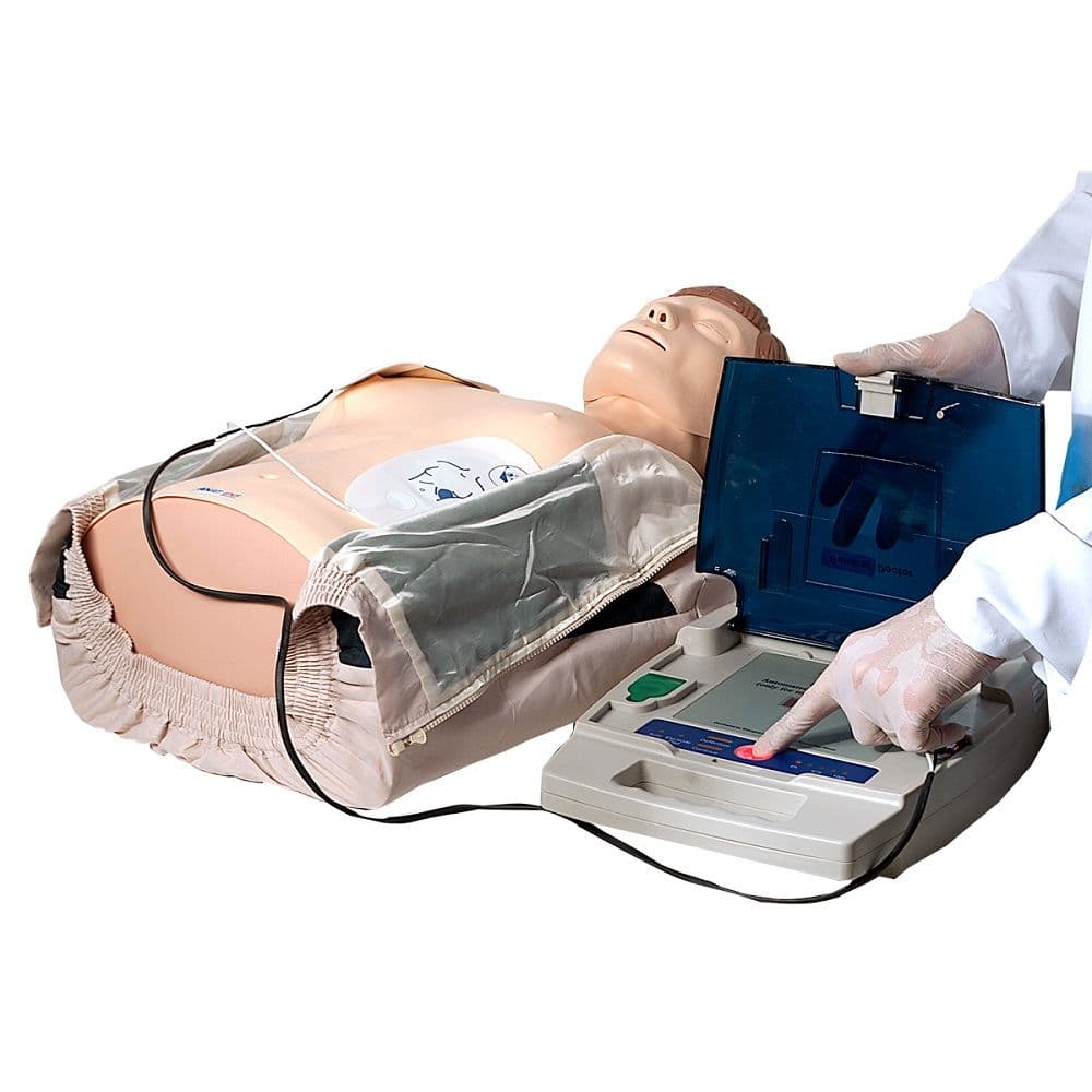 Torso Manequim de Treinamento RCP e DEA Simulador Médico - Portal do Médico
