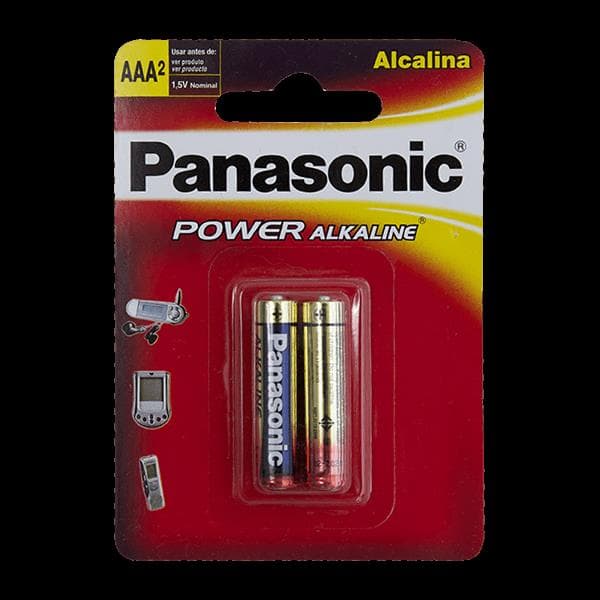 Pilha Alcalina Aaa C/ 2 Unidades Panasonic - Portal do Médico