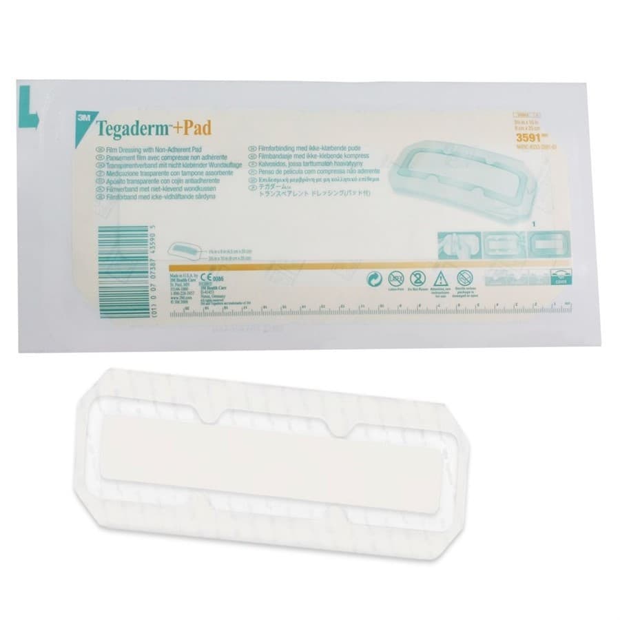 Curativo Tegaderm +PAD 3591 | 9cm x 25cm (1 Unidade) | 3M