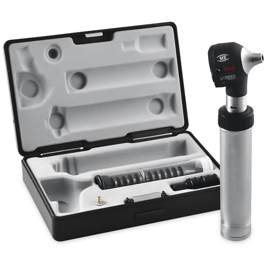 Otoscópio Visio 2000 2.5V com Estojo Luxo e Lâmpada SS - MD - Portal do Médico