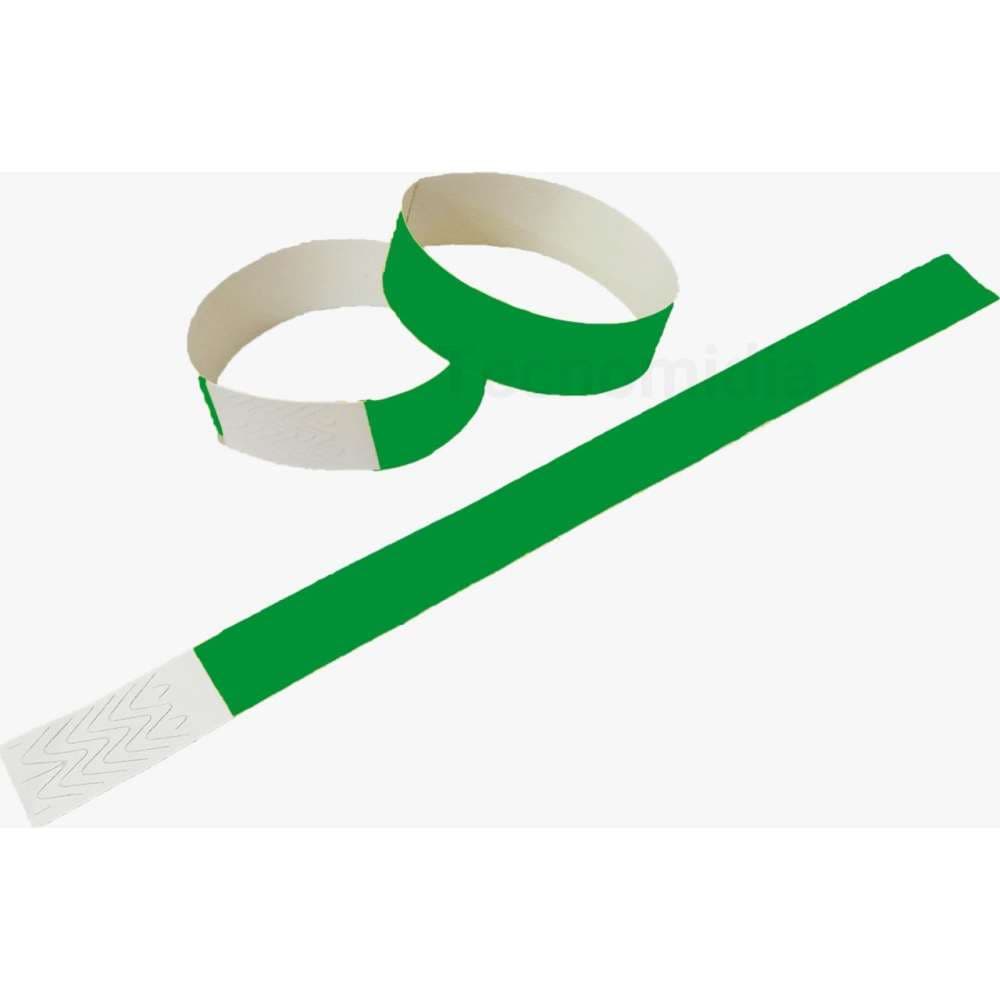 1000 Pulseiras verde bandeira para festas Med