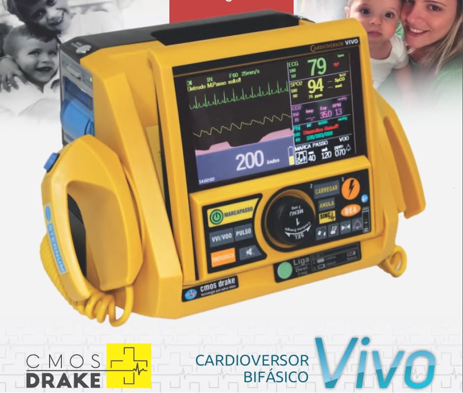 Desfibrilador/Cardioversor Bifásico VIVO