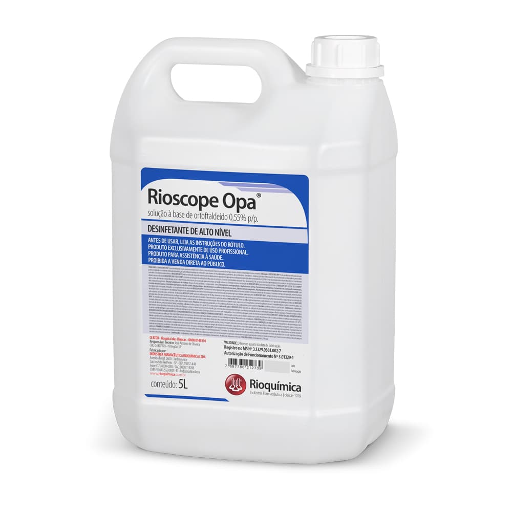 Rioscope Opa Desinfetante 05 Minutos Rioquímica (5l)