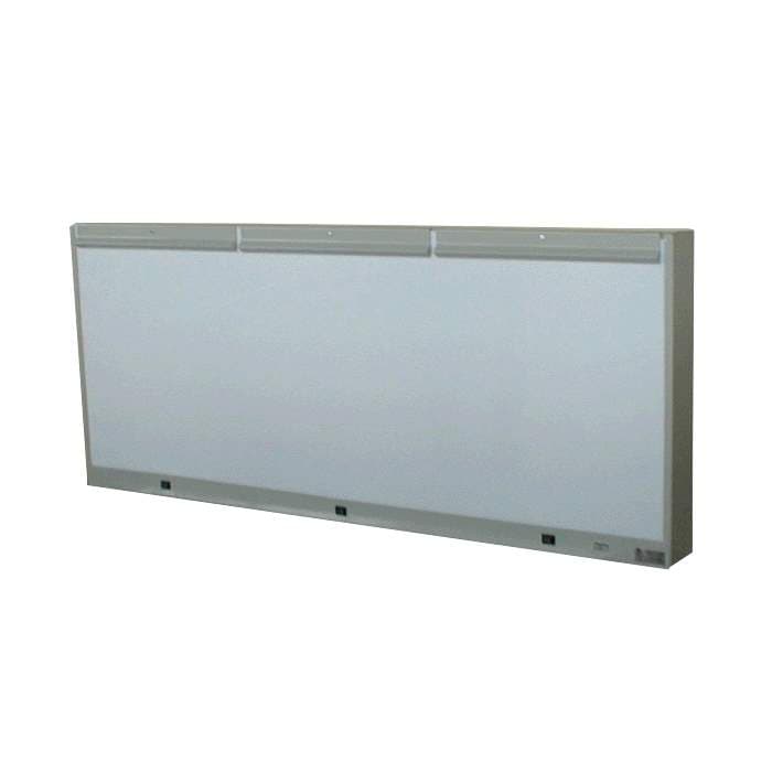 Negatoscopio Para Parede Metal Branco Bivolt (3-Corpos) - Portal do Médico