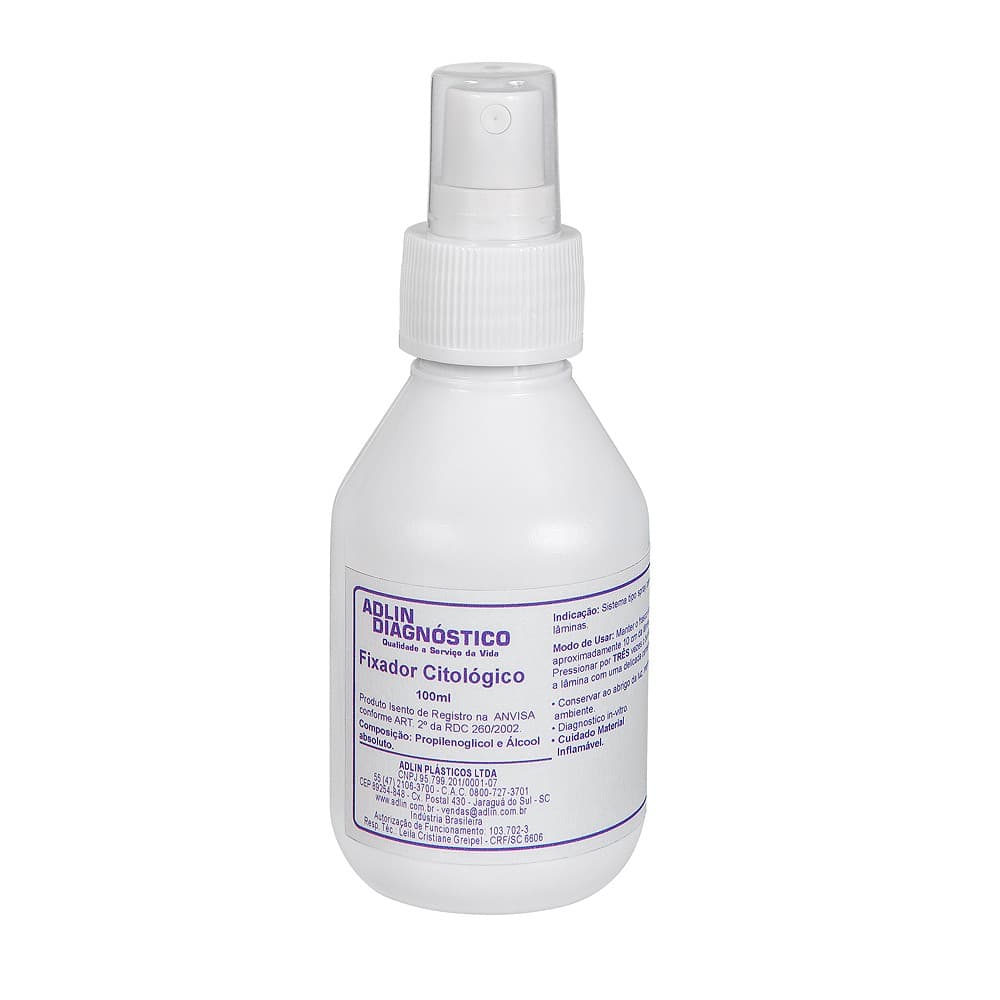 Fixador Citologico Spray 100ml Adlin - Portal do Médico
