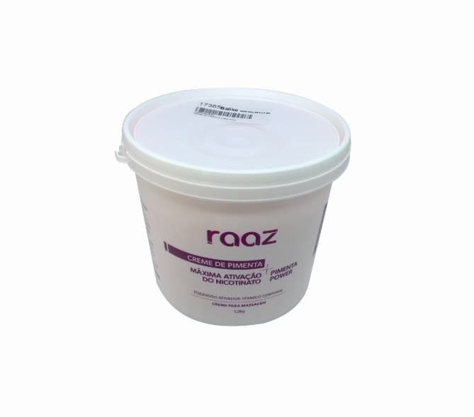 Termo Creme Pimenta P/ Massagem 1,2kg Nicotilado Metila Raaz - Portal do Médico
