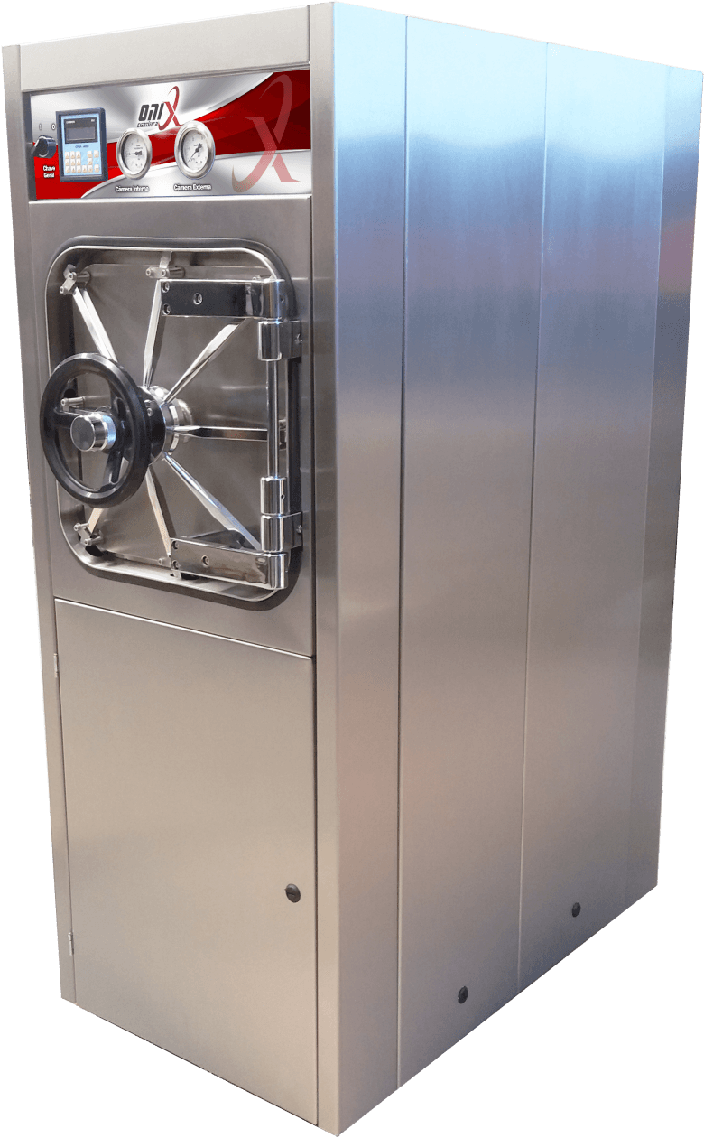 Autoclave Horizontal com porta volante central de 200L
