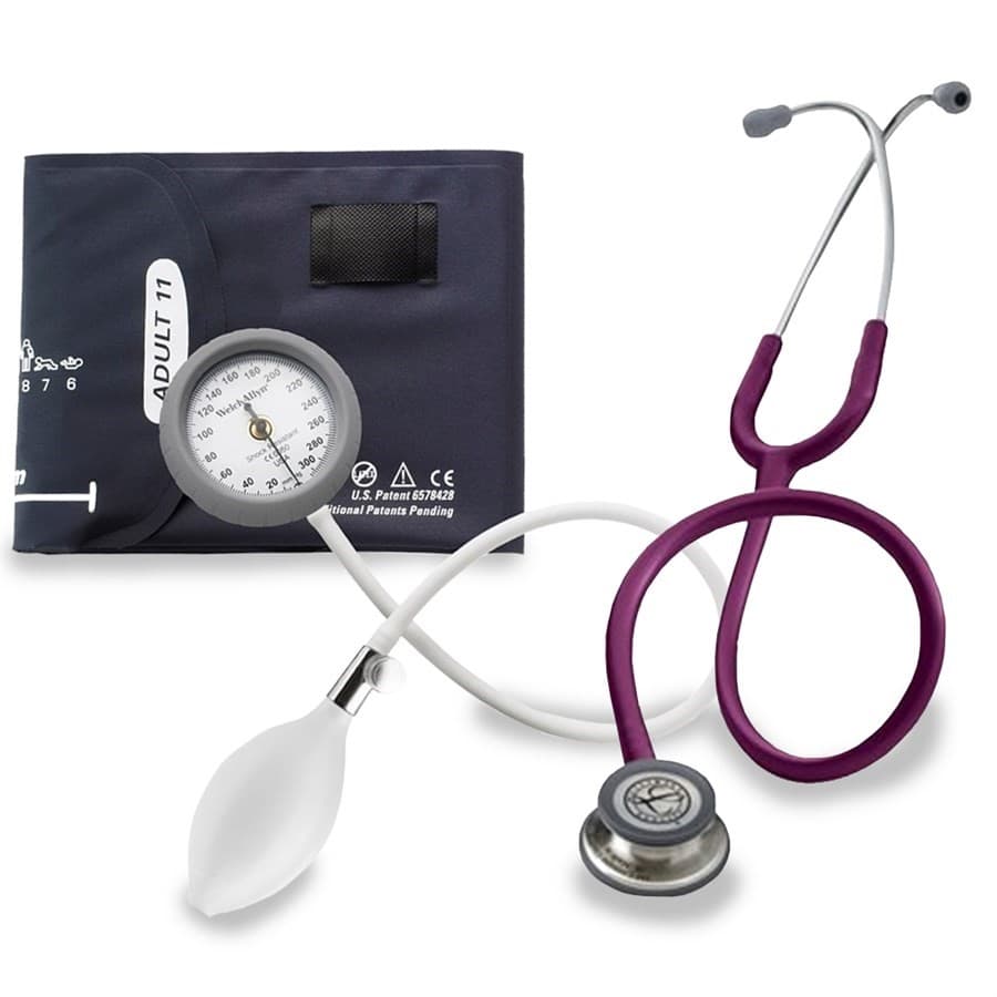 Kit Estetoscópio Littmann Classic III 5831 Roxo + Aparelho de Pressão - Portal do Médico