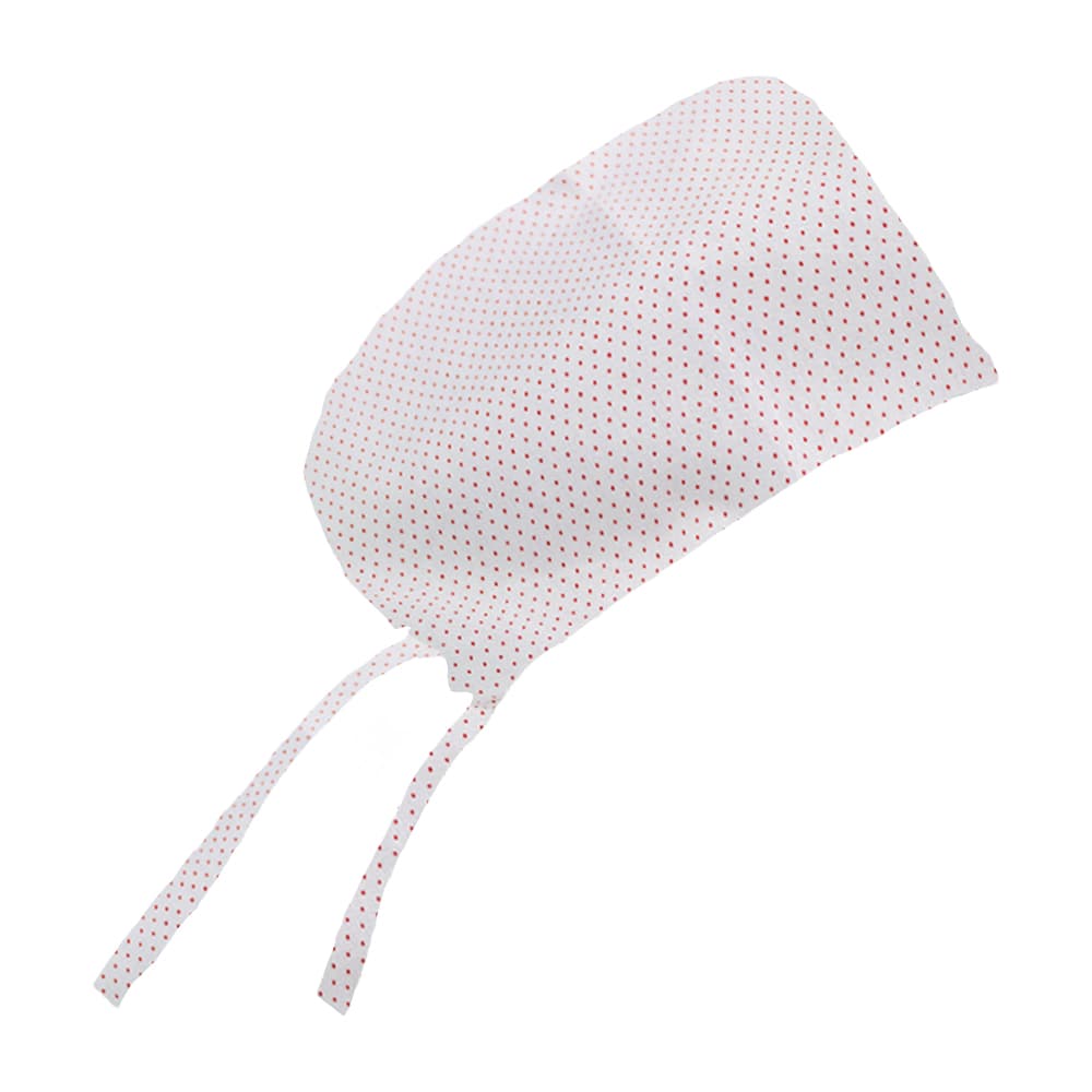 Gorro Cirurgico Em Tecido 2i A Unidade (Branco-Vermelho) - Portal do Médico