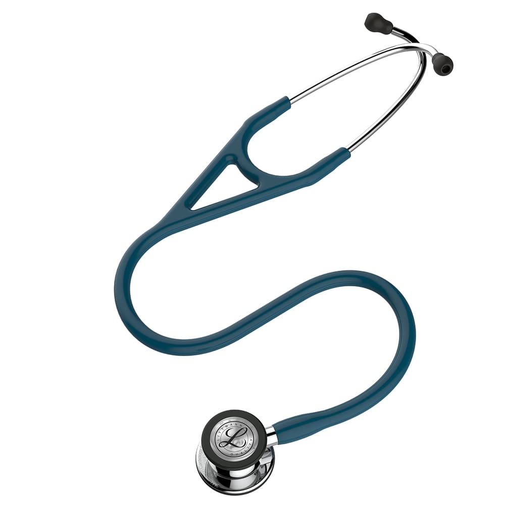 Estetoscópio Cardiológico Iv Littman (Azul-Caribe-Espelhado)