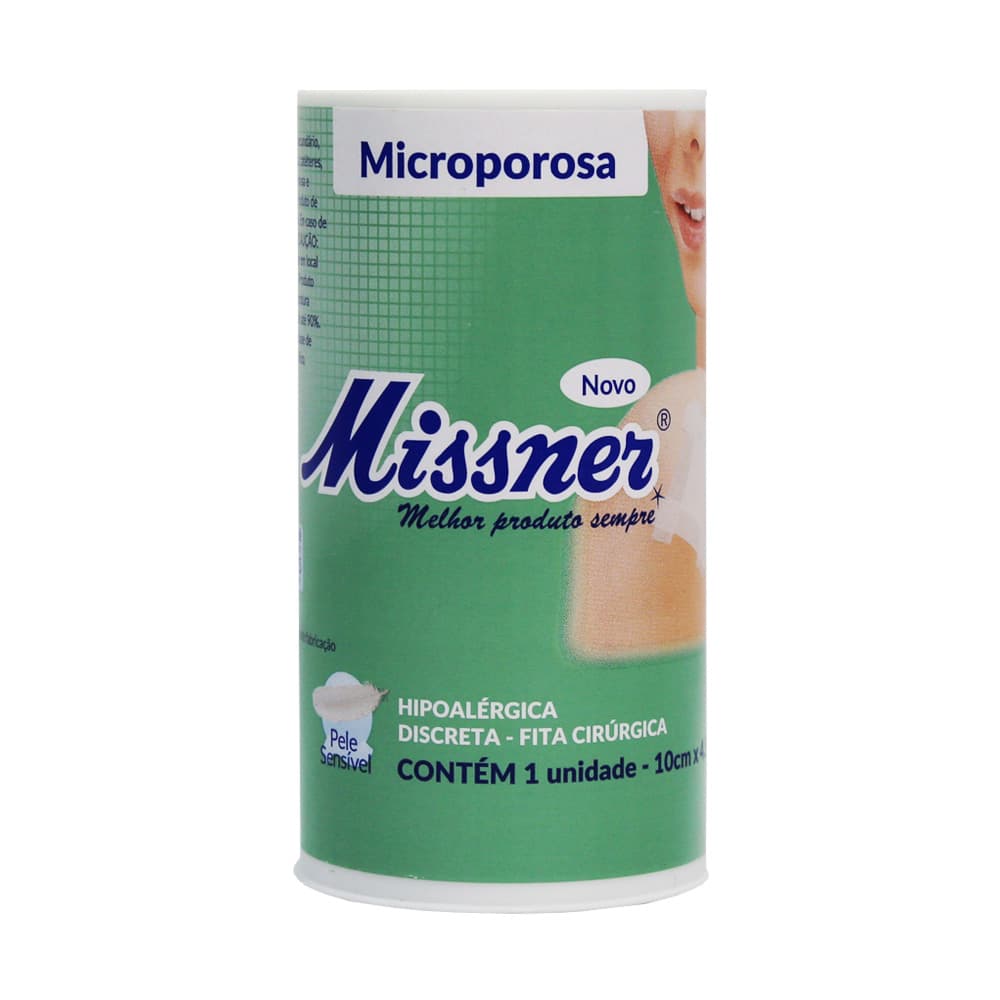 Fita Micropore A Unidade Branco 10cmx4,5m Missner