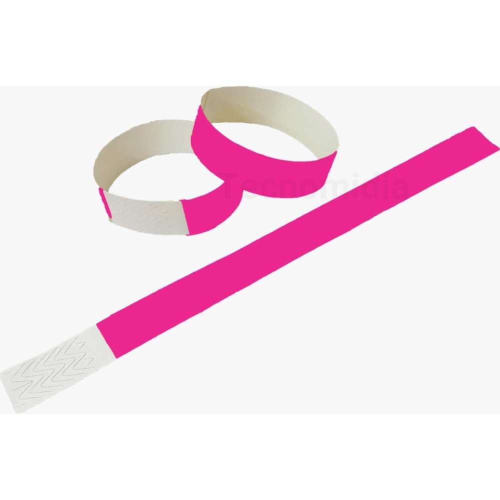1000 Pulseiras pink para identificar Laser Pro
