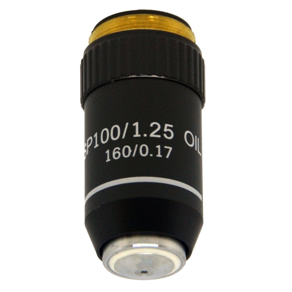 Objetiva 100x(Retrátil, óleo) - Portal do Médico