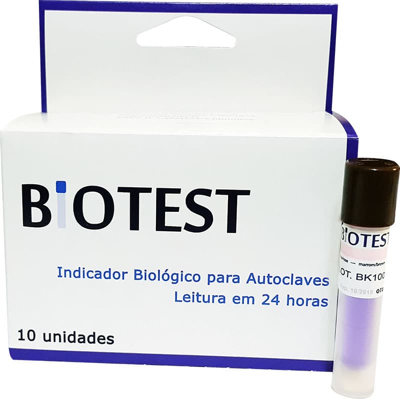Indicador Biológico para teste de 24h (10uni) - Portal do Médico